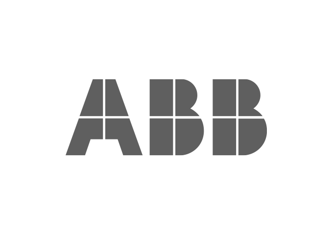 Il logo di ABB acronimo di Asea Brown Boveri, multinazionale elettrotecnica svizzero-svedese con sede a Zurigo