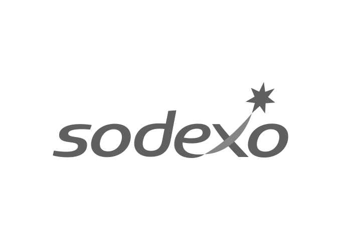 Il logo Sodexo, acronimo di SOciété D'EXploitation HÔtelière. Azienda multinazionale operante nel settore dei servizi per le imprese, per il settore pubblico e per i privati e fringe benefit.
